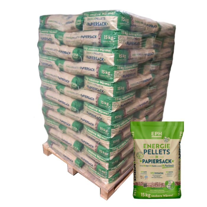 EPH Holzpellets 6 mm DINplus A1 – 975 kg (65×15 kg) EPH Holzpellets 6 mm DINplus A1 – 975 kg (65×15 kg)